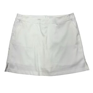 Lady Hagen Womens Skort 12 White Mini Skirt Golf Athletic Tennis